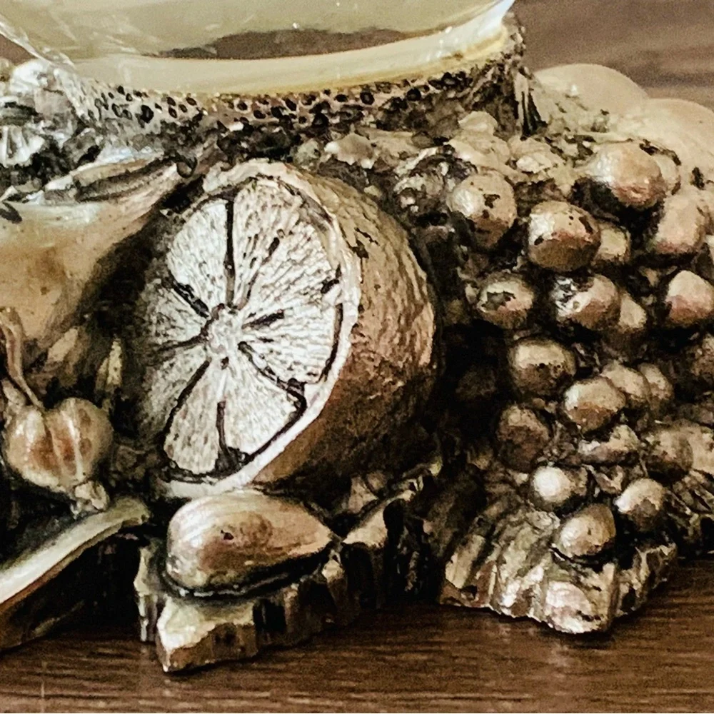 White cristal hand made vase in Italy